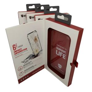 Gold Foil Stamped Self-Erecting Gift Box with Matt Glossy Laminations and Vanishing Features Disposable Printing Handling