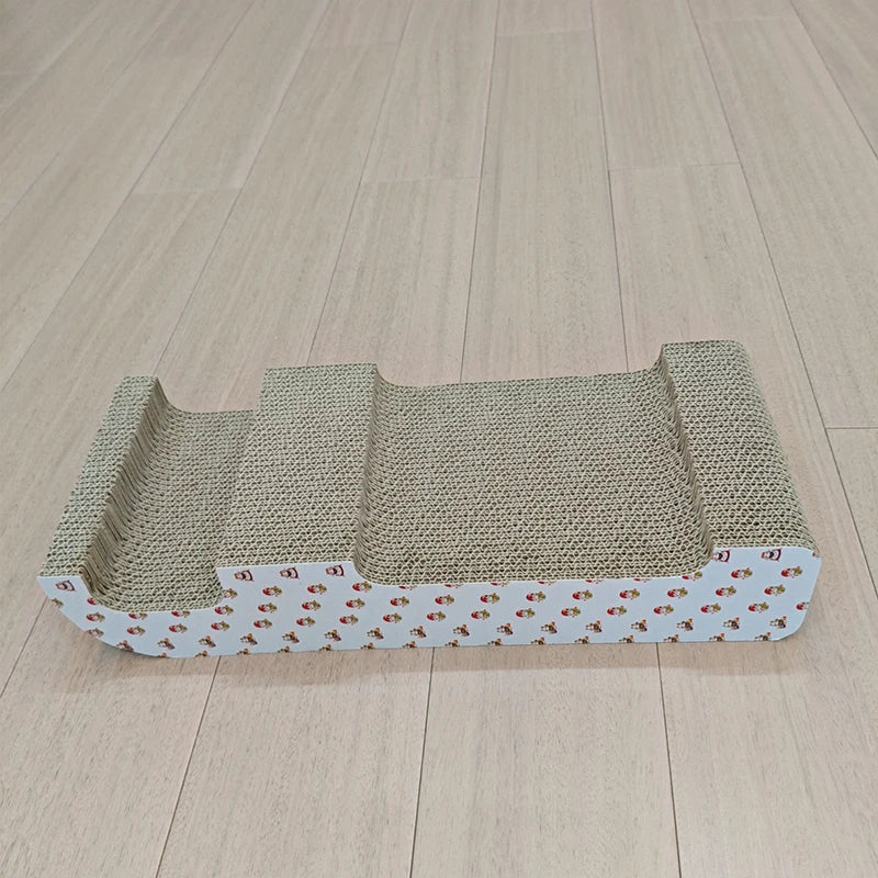 OEM/ODM Sustainable Cat Toy Bed Unique Curved Wood Corner Cat Tree Scratcher Catnip Organic Paper Plastic Cardboard Materials - Image 7
