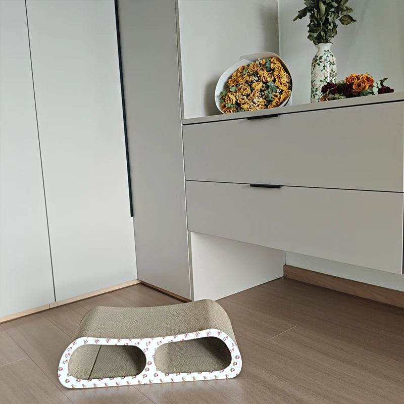OEM & ODM Extra Large Corrugated Paper Board Cat Scratcher Luxury Modern Big Size Cat Trees & Scratchers Carton Packed - Image 6