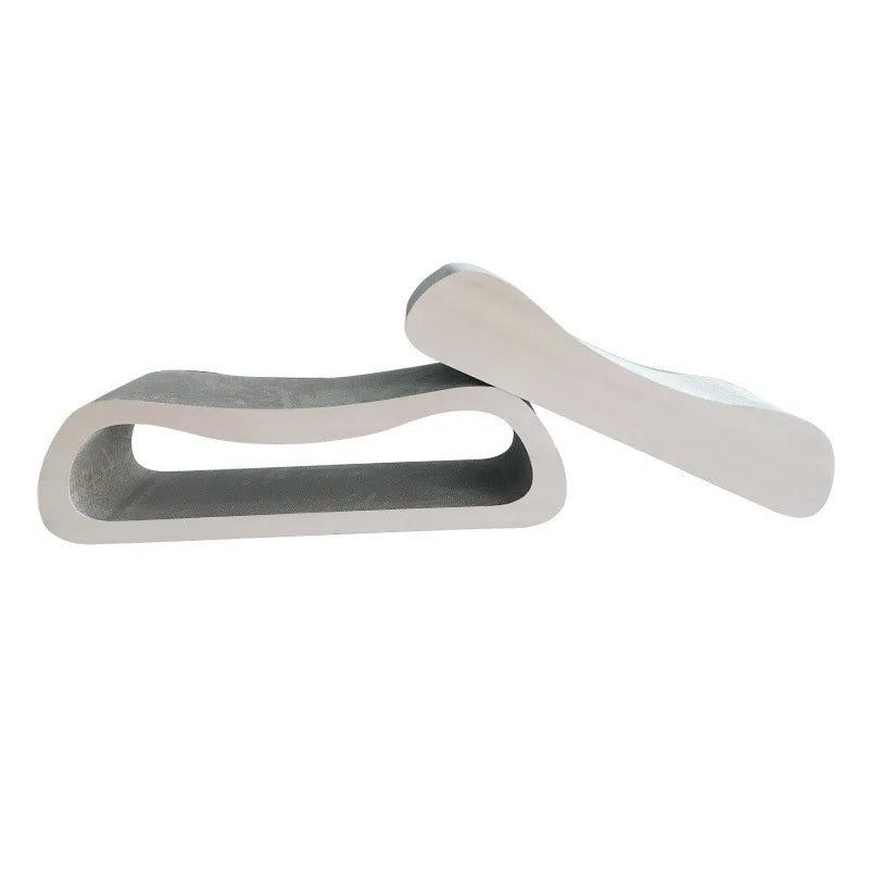 2-in-1 Durable Paperboard Cat Scratcher Board and Lounge Bed Sofa Sustainable Furniture with Protective Features