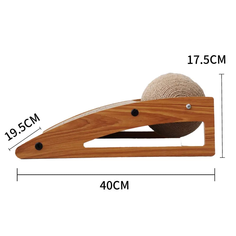 Modern Classic Luxury Cat Scratch Ball Toy Large Interactive Paper Bed Entertainment Sustainable Wear-Resistant FSC Certified - Image 9