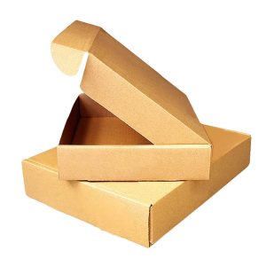 Customizable Durable 2mm Corrugated Gold Foil Printed Paper Boxes UV Shipping Candle Cosmetic Clothes Gift Items Custom Logo