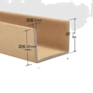 Wholesale Custom Designed Cardboard Paper Roll Floor Protection Conner with Pillow Use for Packing