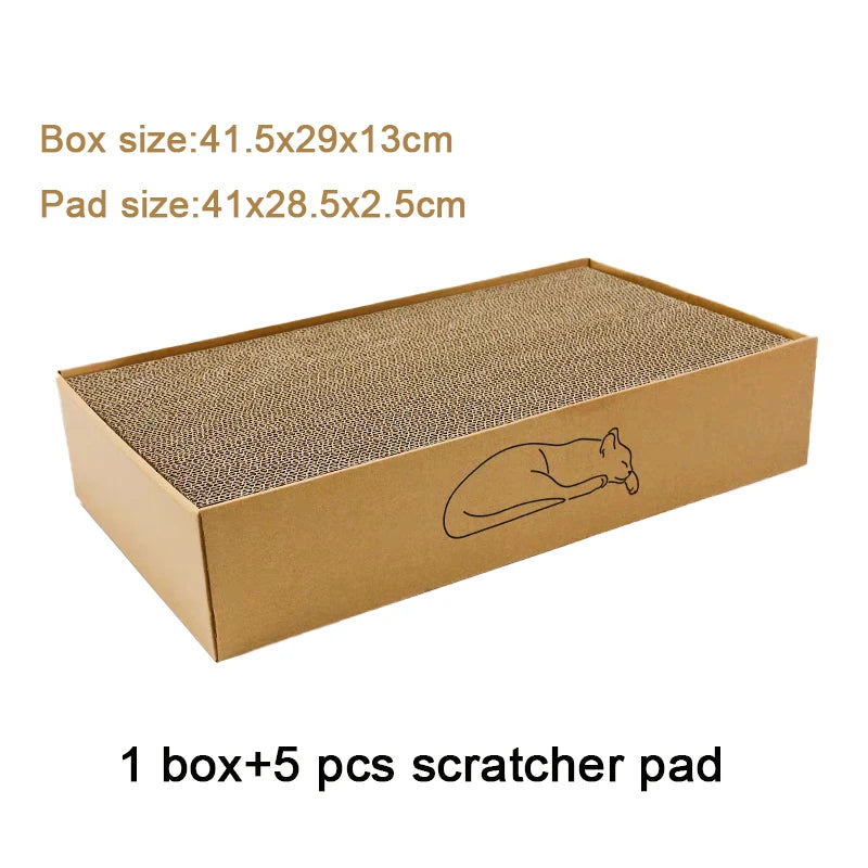 Modern Eco-Friendly Cat Scratching Board Tree Sustainable Feline Frustration Relief Scratcher Toy Paper Box Packaging Pets Beds - Image 2