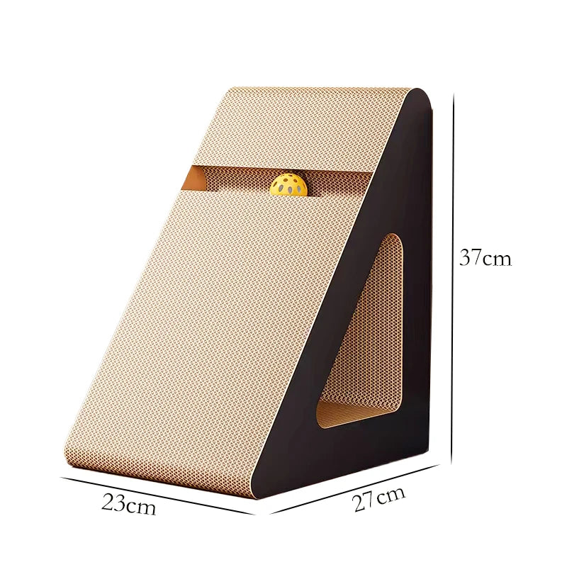 Modern and Classic Cat Toys Sustainable Paper Scratcher with Interactive Movement Simple Style Pet Products in Carton Packing - Image 2