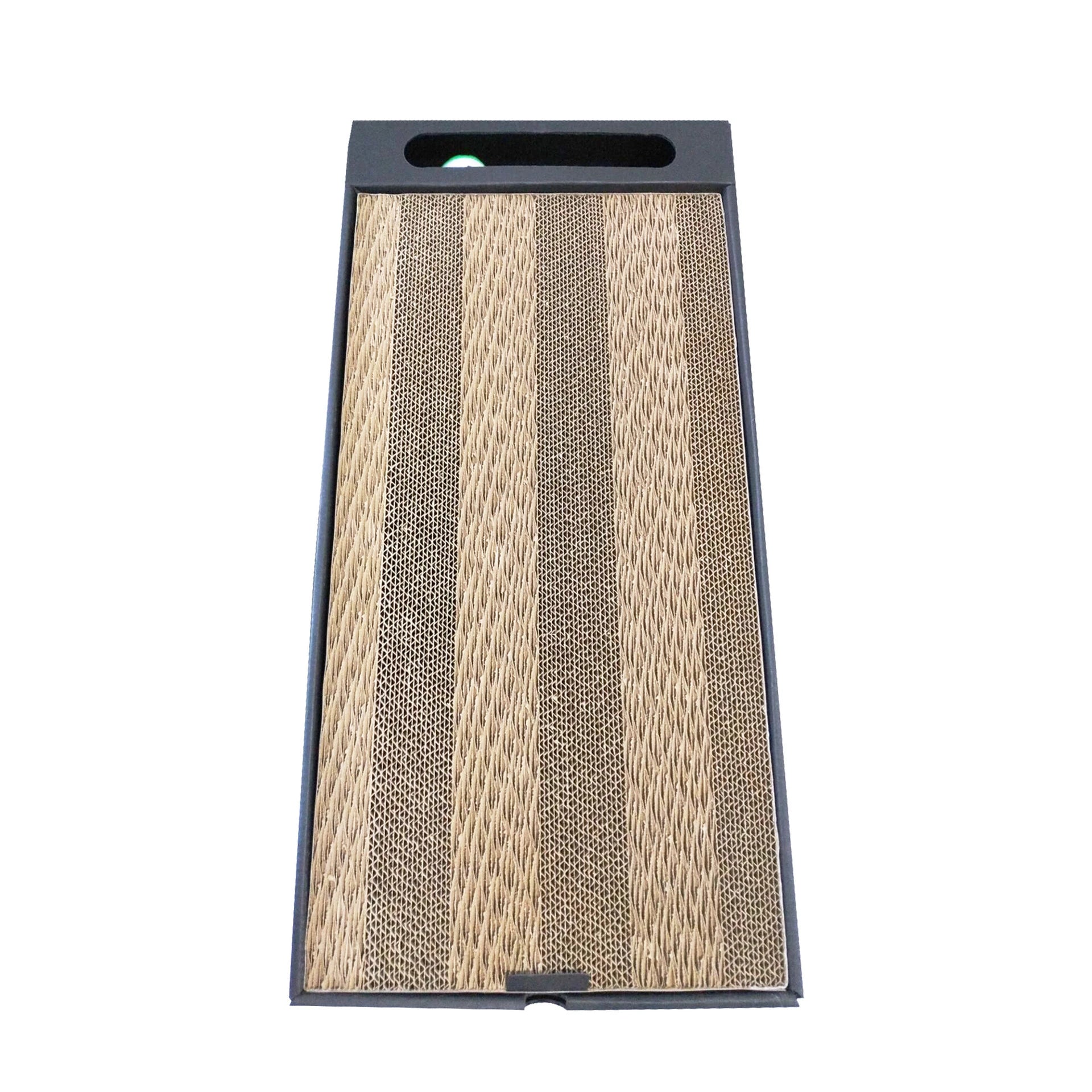 Modern 3in1 Custom Corrugated Paper Cat Toys Durable Cat Scratch Board Scratcher Toy - Image 4