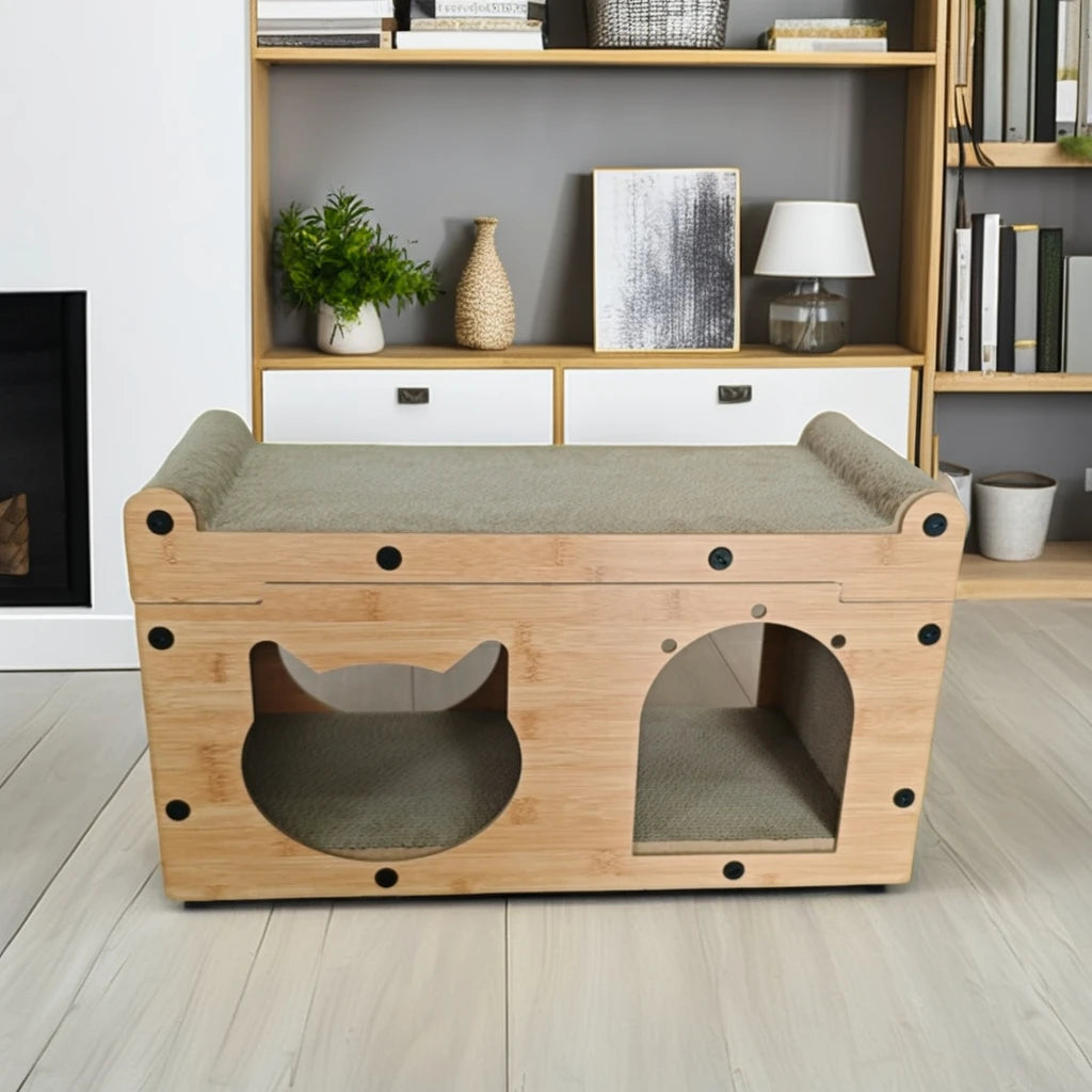 Nest Cat Scratcher Corrugate Paper Cat Nest Bed for Cats Premium Pet Bed - Image 6