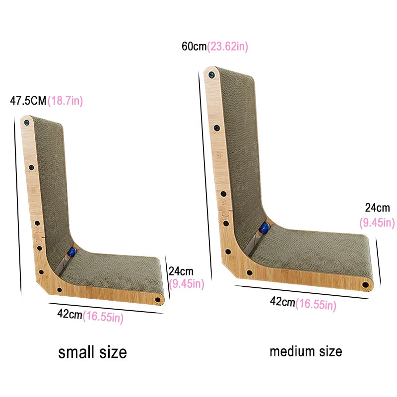 Luxurious Large MDF Ball Cat Scratcher Bed Eco-Friendly Modern Classic Cartoon Lifelike Simple Style Comes in Carton - Image 2