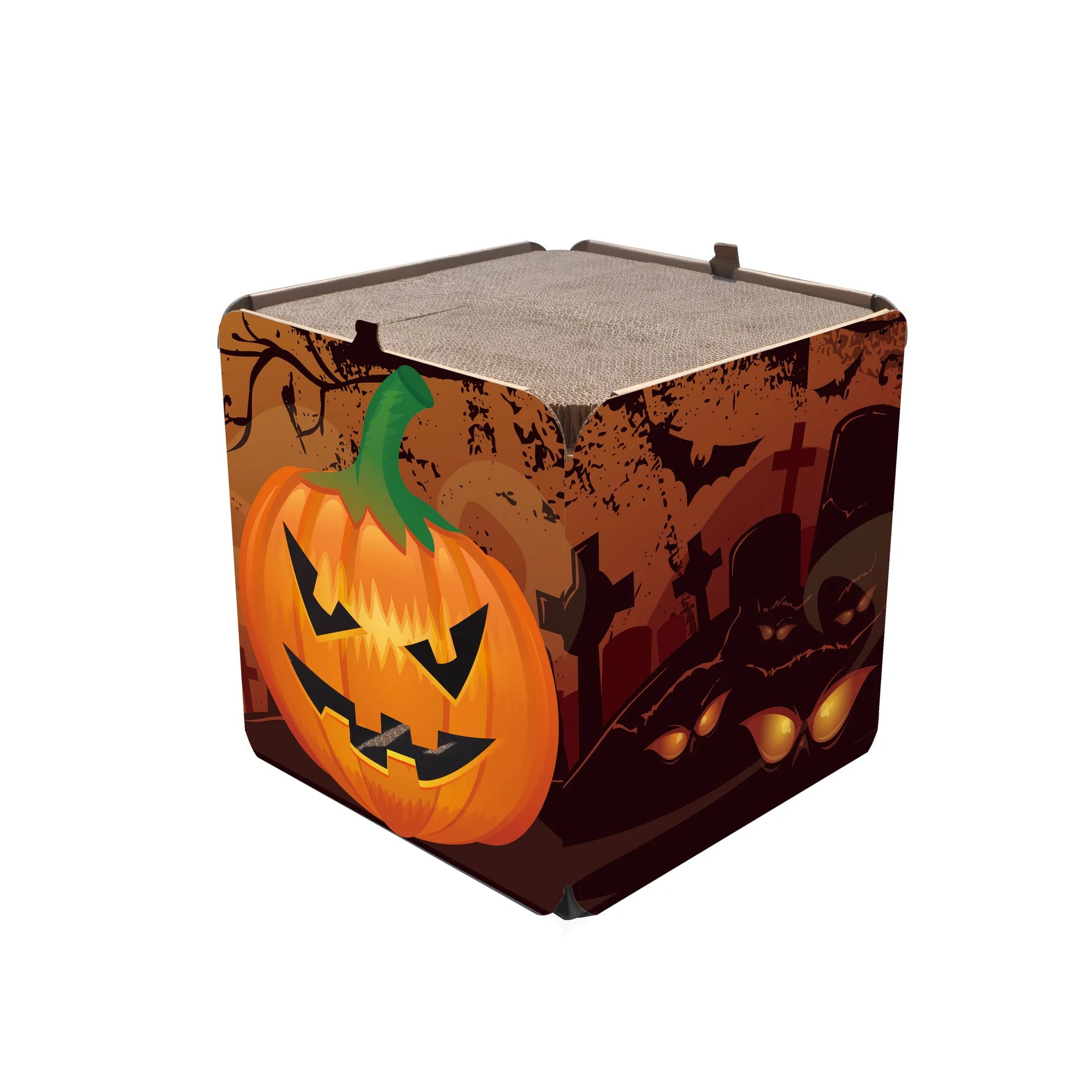 Wholesale Sustainable Cat Scratcher Corrugated Ramp Interactive Toy Board Cardboard Scratch Post Eco-Friendly Paper Material