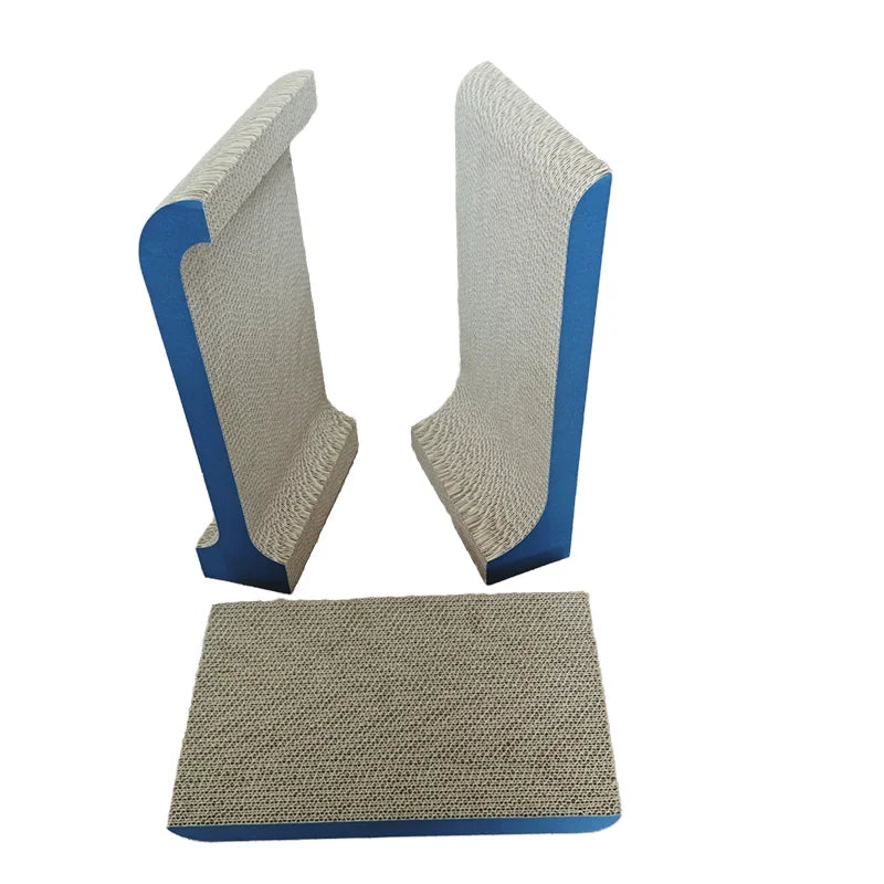 Three-in-One Premium Cat Scratcher Board Luxury Modern Cat Trees Durable Cat Furniture Comfortable Entertainment Including Paper