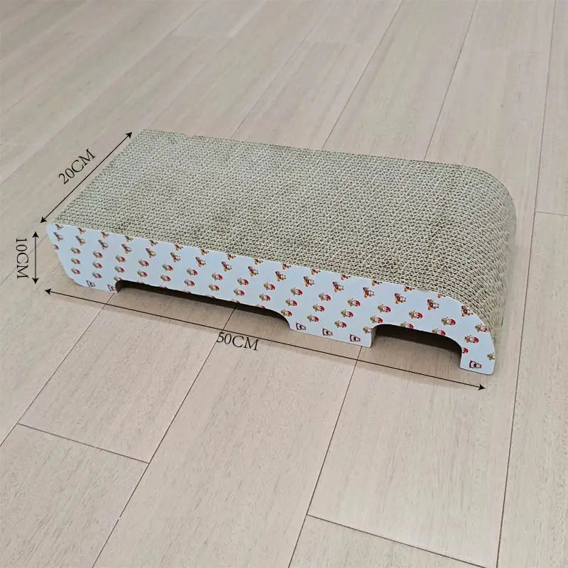OEM/ODM Sustainable Cat Toy Bed Unique Curved Wood Corner Cat Tree Scratcher Catnip Organic Paper Plastic Cardboard Materials - Image 2