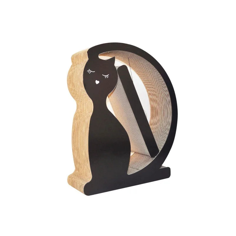 Custom Sustainable Corrugated Paper Cat Scratching Board Claw Scratch Pad Cardboard Bed Cats Toy in Carton Packaging - Image 6