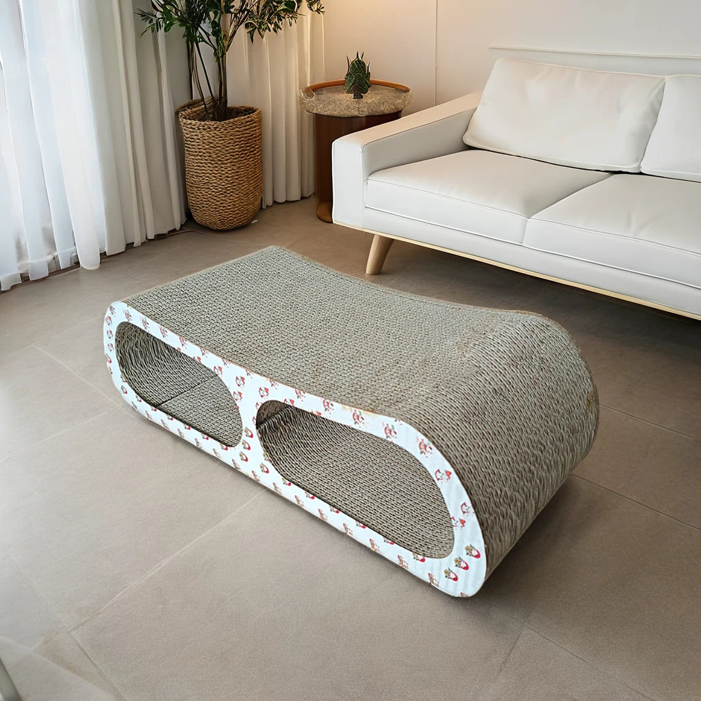 OEM & ODM Extra Large Corrugated Paper Board Cat Scratcher Luxury Modern Big Size Cat Trees & Scratchers Carton Packed - Image 5