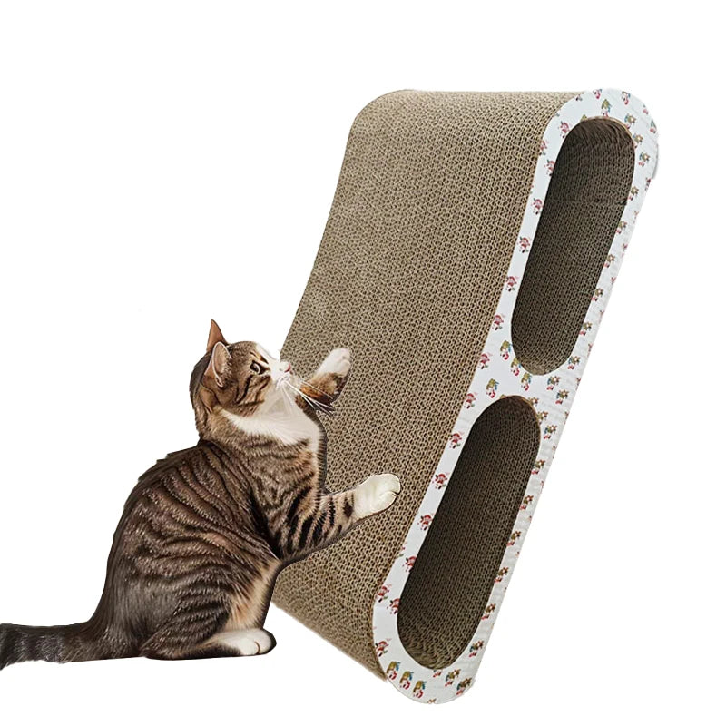 OEM & ODM Extra Large Corrugated Paper Board Cat Scratcher Luxury Modern Big Size Cat Trees & Scratchers Carton Packed - Image 2