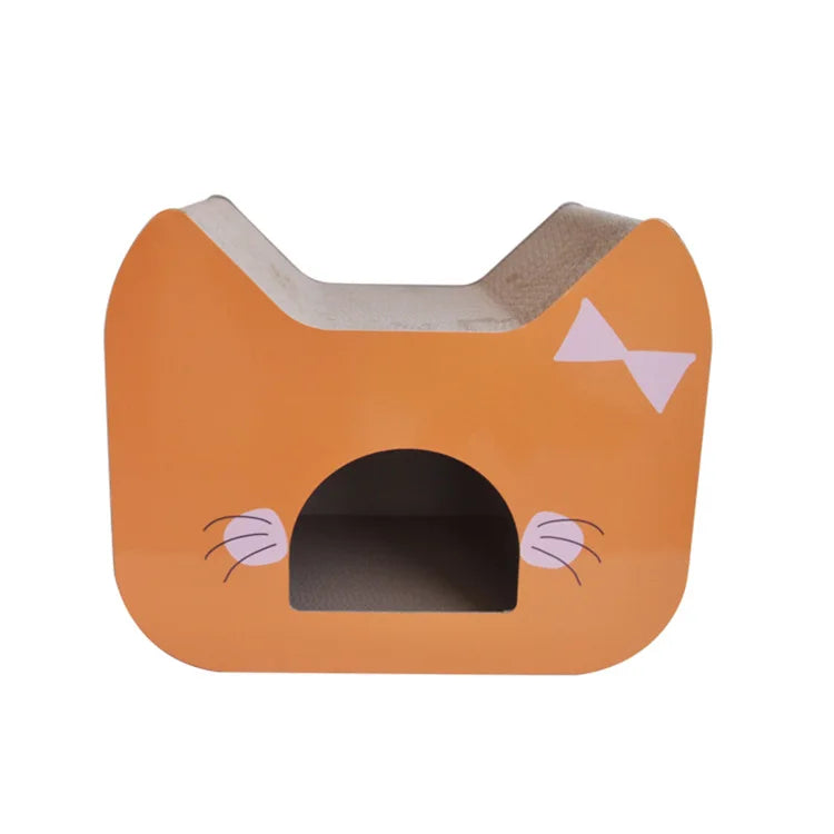 Manufacturer's Durable Cat Scratcher Board Cute Cardboard Cat Toy and Bed Made From Paper - Image 4