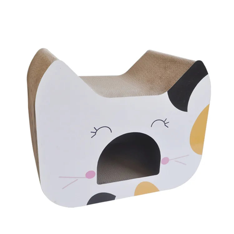 Manufacturer's Durable Cat Scratcher Board Cute Cardboard Cat Toy and Bed Made From Paper - Image 2