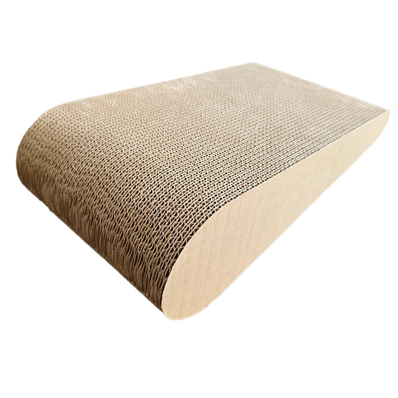 Eco-Friendly Large Cat Scratching Board Sustainable Classic Paper Design Interactive Magnetic Suction Toy Pet Bed Carton Cat