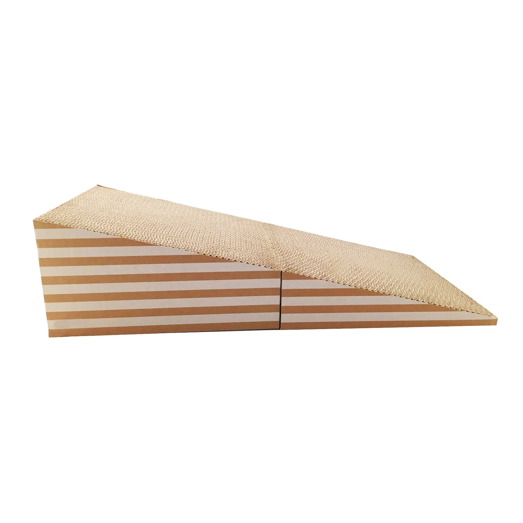 Luxury Modern Foldable Cat Cardboard Toy High-Density Durable Cubes Triangles Cat Scratch Board Wall Scratcher Made High Paper