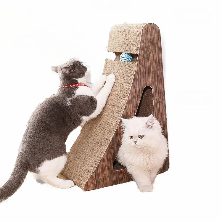 Stocked Interactive Sustainable Paper Cat Toys Scratcher and Pet Movement Features Carton Packing for Playing - Image 6