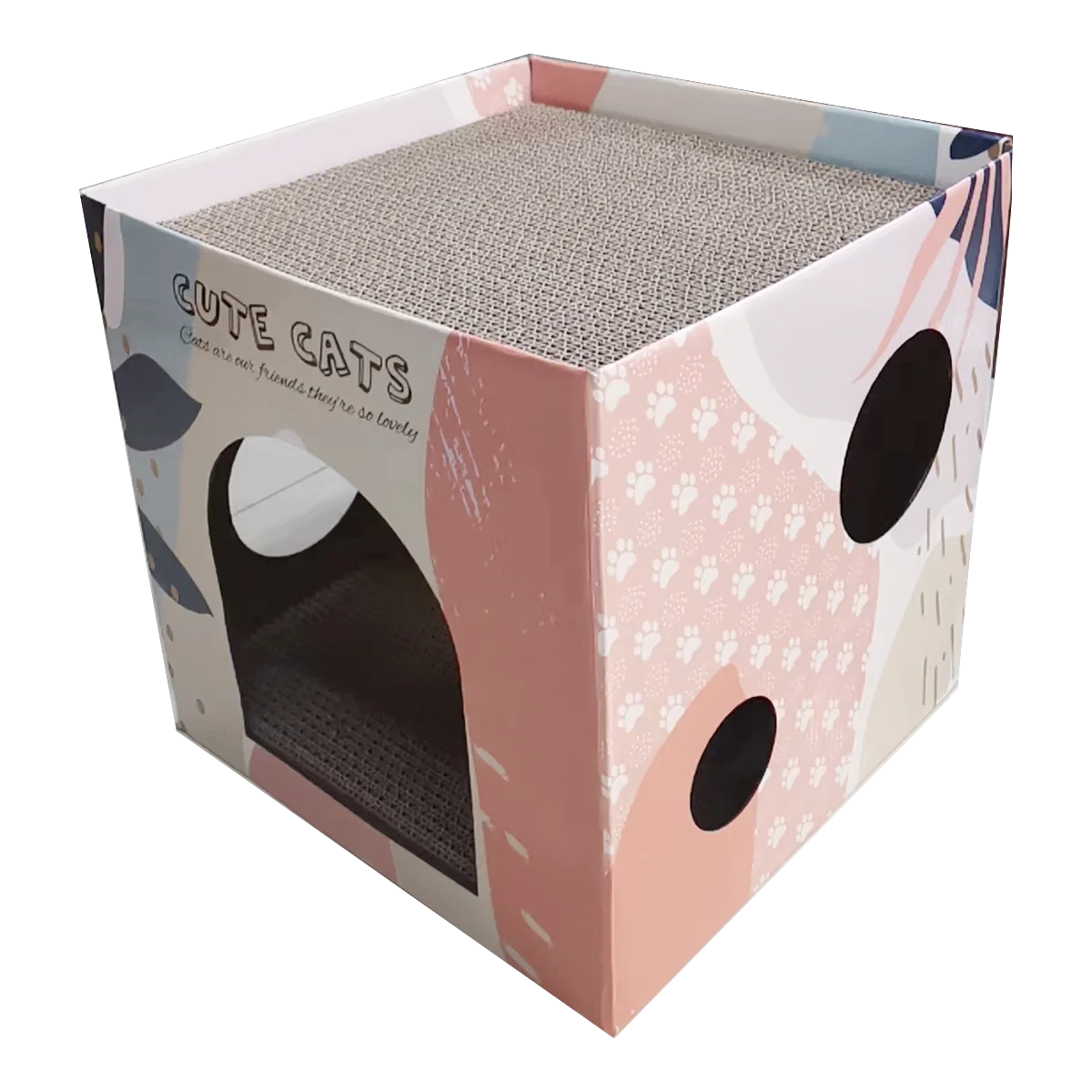 Curved Cat Scratching Board for Sofa Unique Paper Design for Cat Trees & Scratcher - Image 4