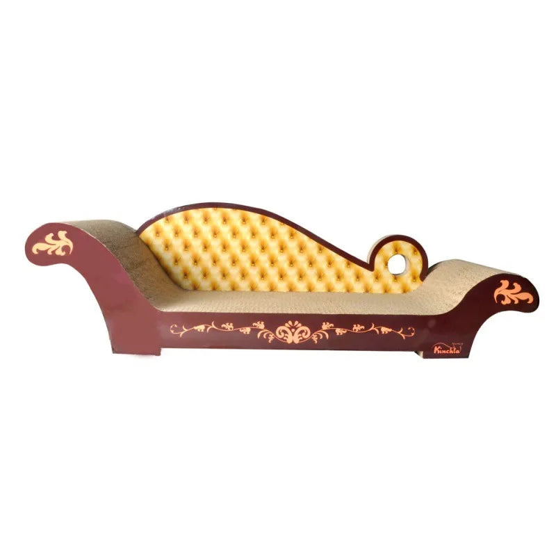 Wholesale Sustainable Cat Scratching House Flat Corrugated Cardboard Stars Moon Sofa Scratcher Paper Material Carton Packed